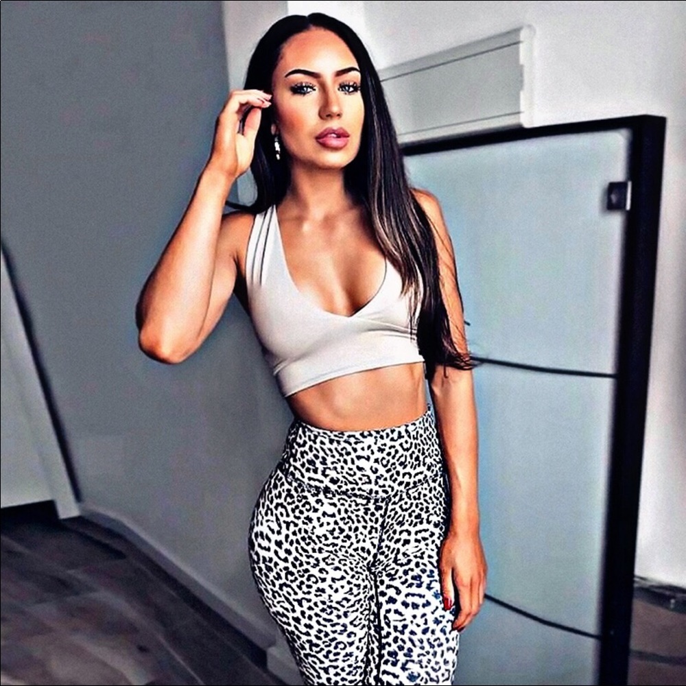 Leopard print leggings—new - Picture 3 of 5